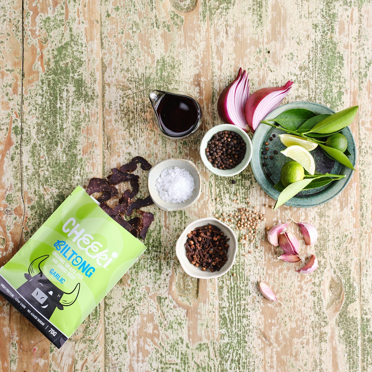 Cheeki Feast Box - Biltong and sticks (Droëwors) - Organic & Grass Fed Beef
