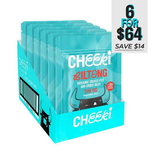 Cheeki OG Biltong 6-pack bundle - 6 for $64 save $14