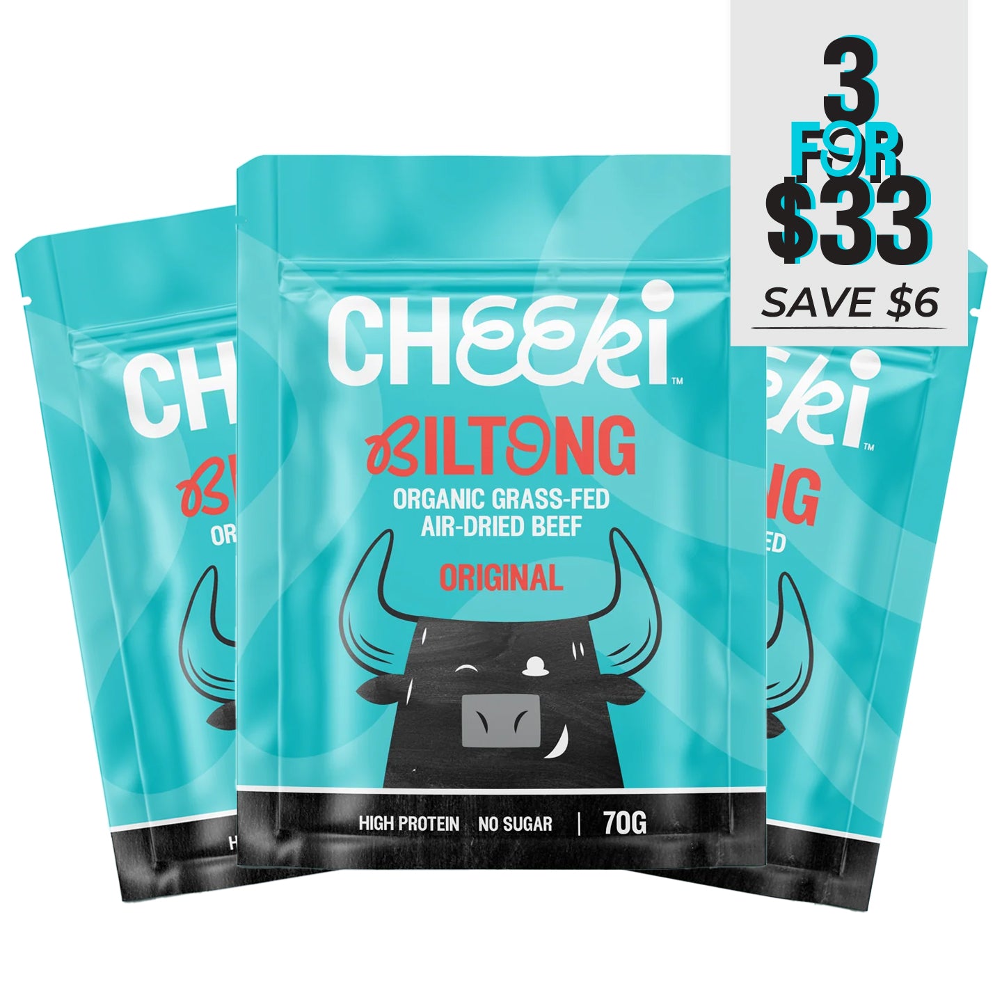 Cheeki OG Biltong – Bundle Packs