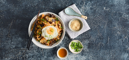 Biltong and kimchi fried rice