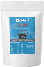 Cheeki OG Biltong 1kg bulk bag - organic grass-fed air-dried beef