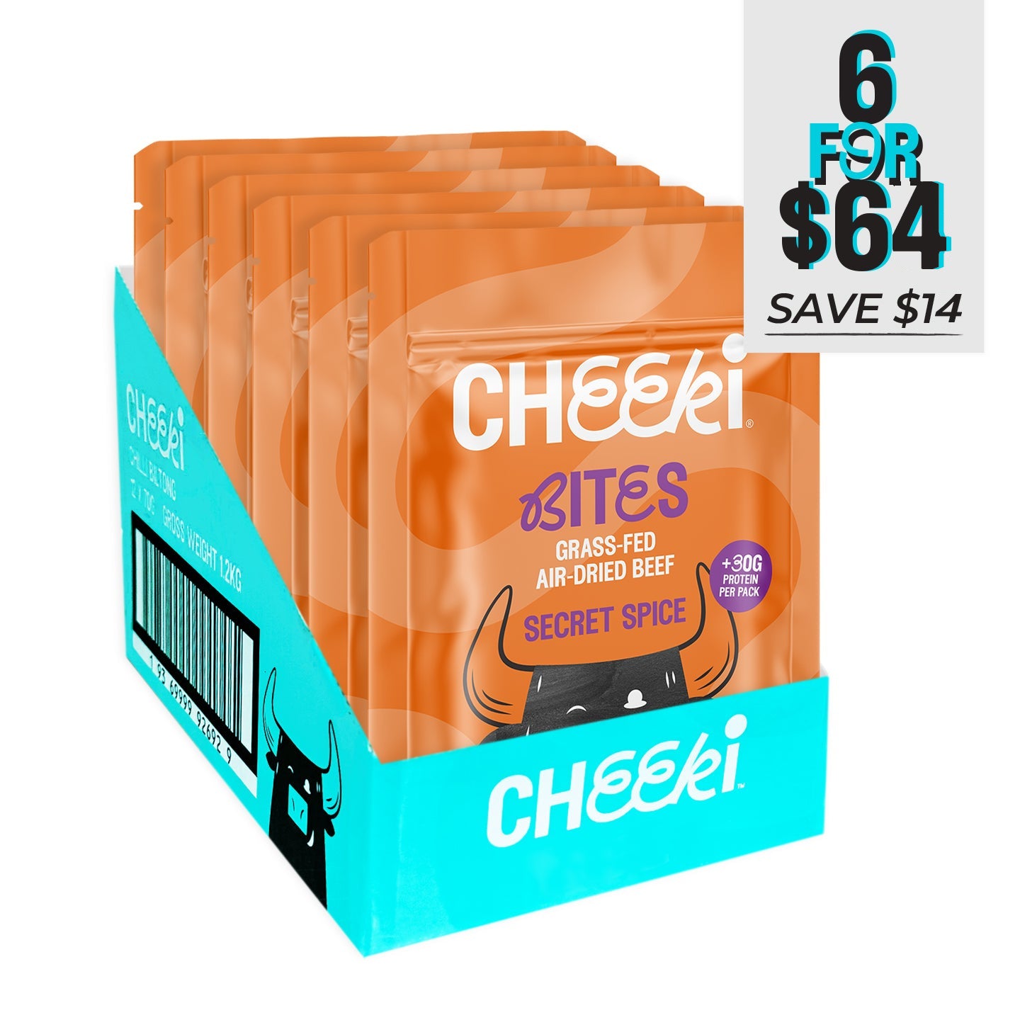 Cheeki Bites 6-pack bundle - 6 for $64 save $14