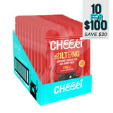 Cheeki Chilli Biltong 10-pack bundle - Australian grass-fed beef with lime and chilli