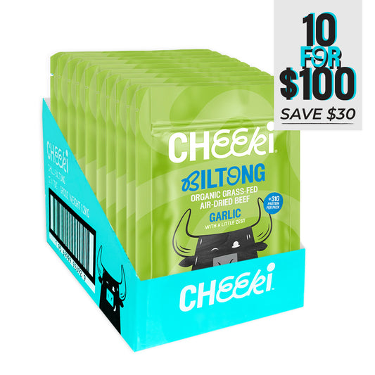 Cheeki Garlic Biltong – Bundle Packs