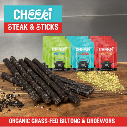 The Ultimate Cheeki Combo - Biltong & Sticks Big Box