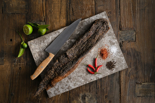 Cheeki Biltong/Steaks - Chilli & Lime Spice 1kg - Sliced or Whole - Buy Bulk & Save
