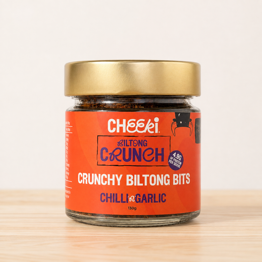 Crunchy Biltong Protein Topper 130g | Cheeki Crunch